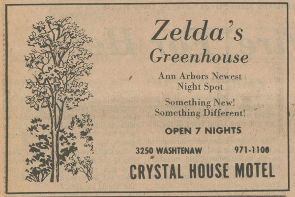 Crystal House Motel (Inn America) - 1975 Ad (newer photo)